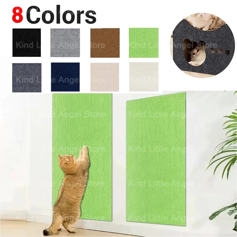 Cat tires Protector for sofa Cat scratch cap Protection for board Trimmer Self-adhesive carpet Angle wall Anti-scratch cap for cats DIY
