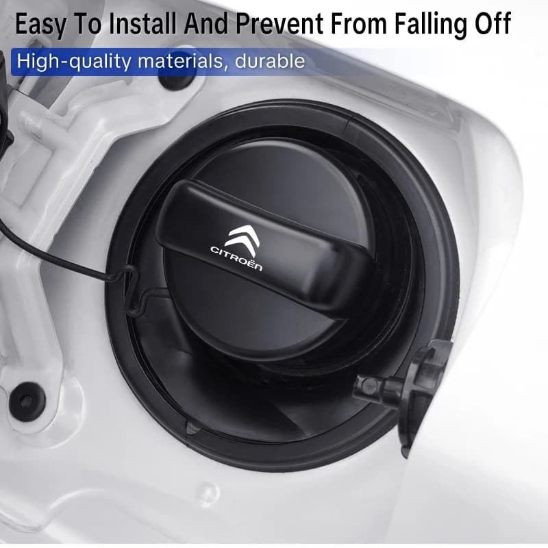 Car Fuel Tank Cap Alloy Petrol Box Cover Accessories For Citroen C4 C3 C5 C5X e-C4 X e-C3 C-Crosser C-Elysee C1 Berlingo C6 C2