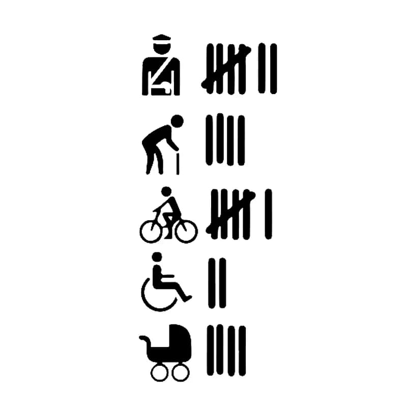 Wall sticker for car from 18 cm List of hits List of hits Wall decal for tuning Solar protection and waterproof decals Accessories stickers fashion