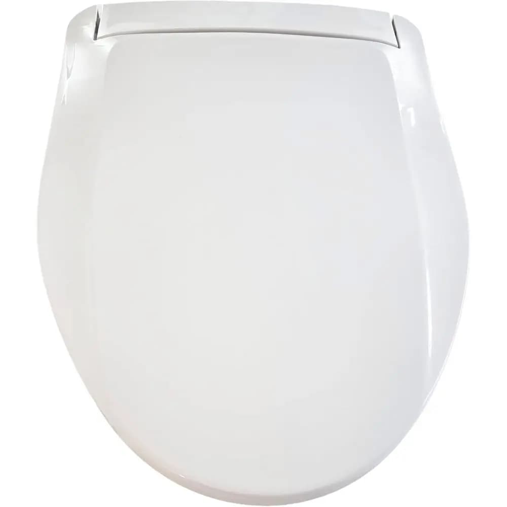 Sedile WC intelligente, coperchio e sedile illuminati automaticamente, luce notturna a LED, senza contatto con le mani. Versione allungata. (4 batterie DD non incluse.) u