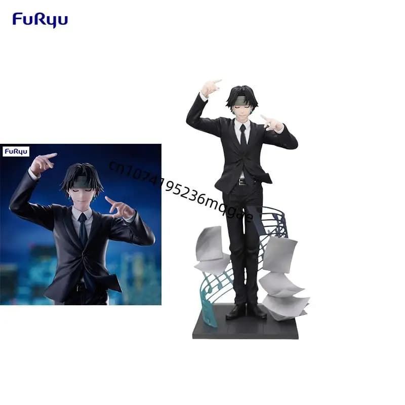 Disponibile originale HUNTER x HUNTER supera la figura creativa Chrollo Lucilfer Anime Action Figures Collezioni di modelli Ornamenti Regalo