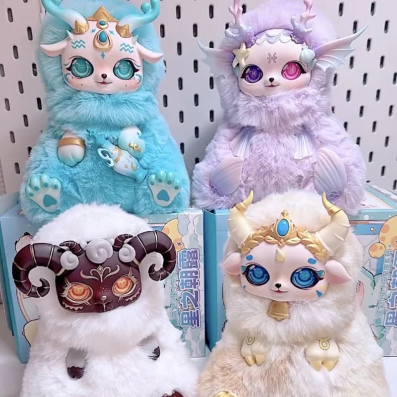 Genuino Mobo Star Dodici Constellation Series Blind Box Peluche Bambola Ragazza Regalo a sorpresa Gioco alla moda Bambola fatta a mano Regalo per ragazza
