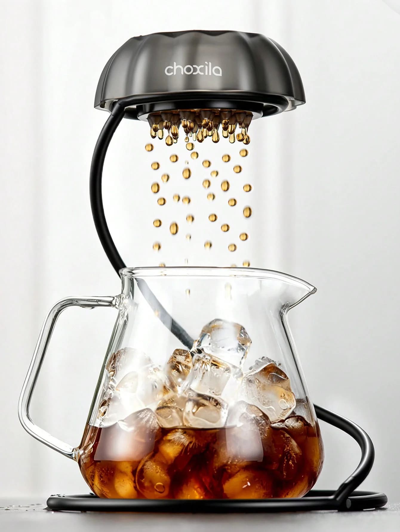 Flower Shaped Coffee Rain Dripper, Plastic Pour Over Drip Aid, Even Extraction Tool for Home Coffee Makers