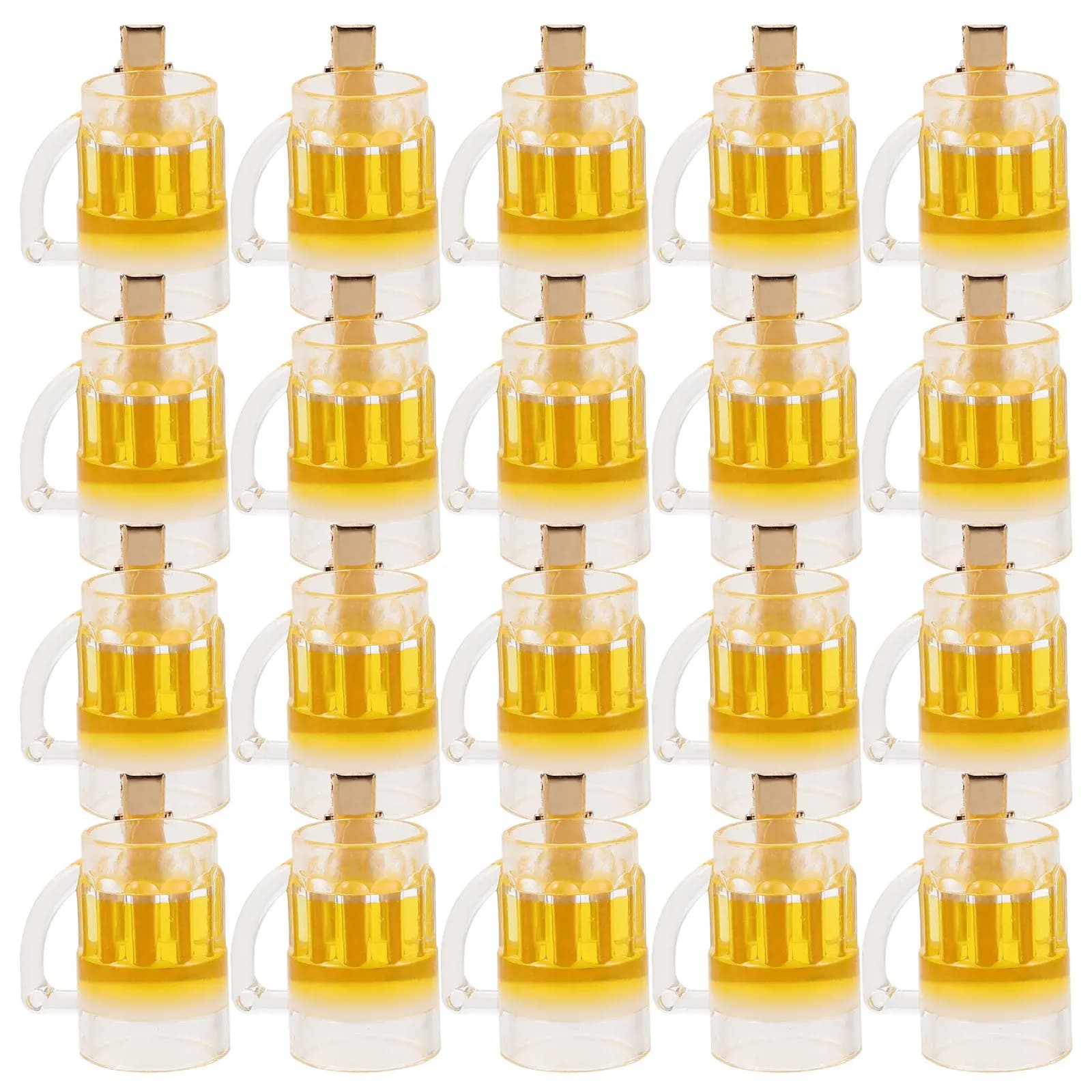 20 Pezzi Fermagli per Capelli a Forma di Boccale da Birra, Divertenti e Kawaii, Accessori Carini per Capelli da Donna, Ideali per Feste e Oggetti di Scena Fotografici