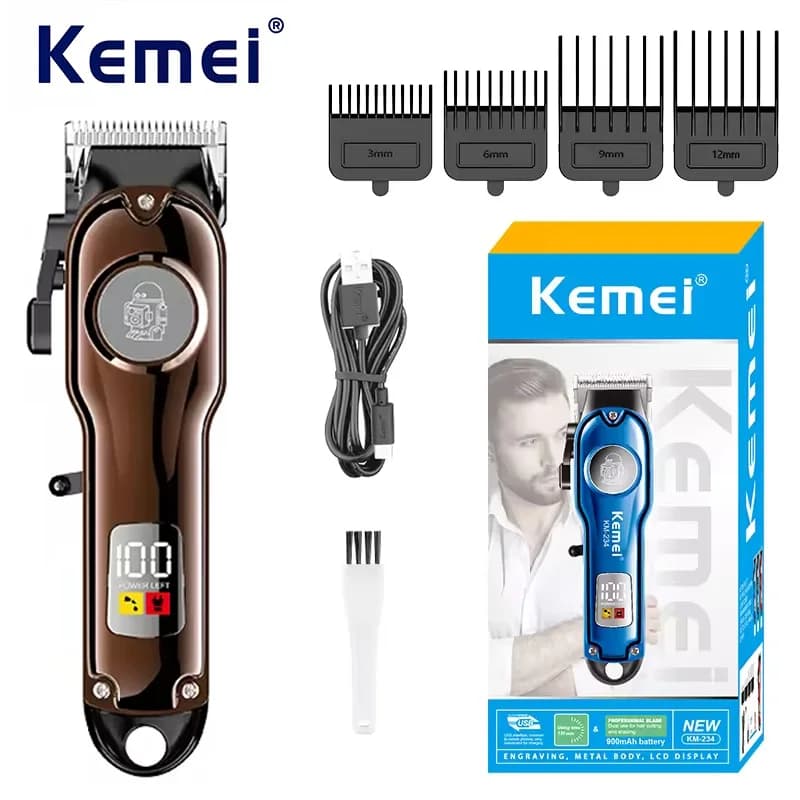 Professional electric haircut Kemei KM-234 wireless haircuts men's electric shaver haircut
