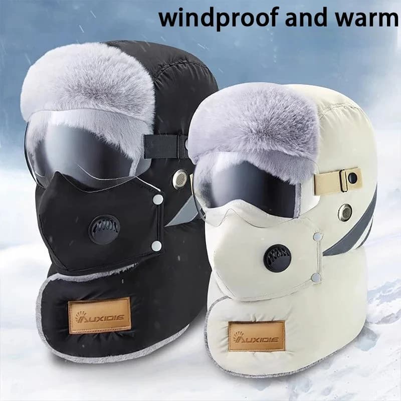 Cappuccetto da motociclista, maschera da equitazione antivento e calda, ispessita e morbida, copricapo unisex