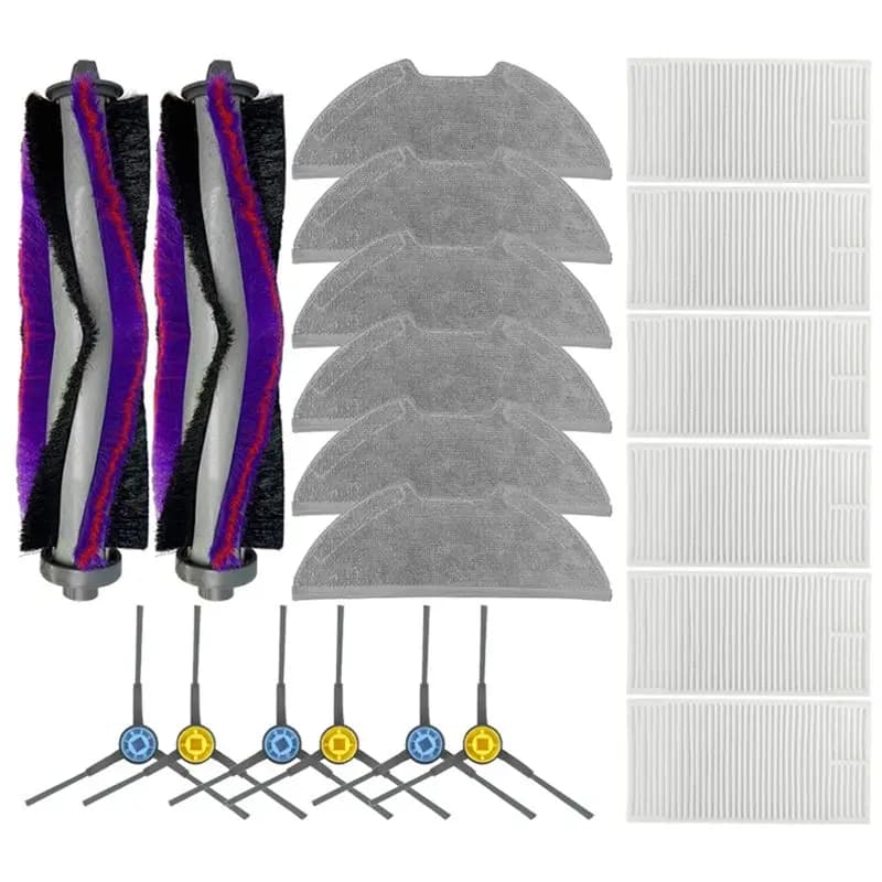 Compatible For Eureka E10s Robot Replacement Main Side Brush HEPA Filter Mop Cloth Spare Parts Accessories-A50M