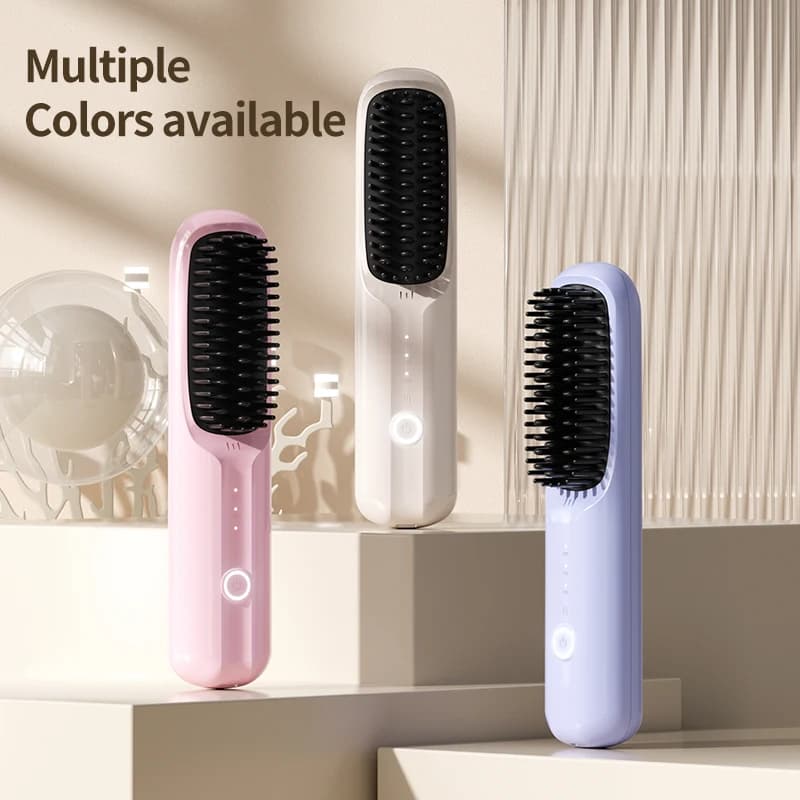 Wireless Hair Smooth Smooth Brush Type C smooth hair comb with negative ion charging