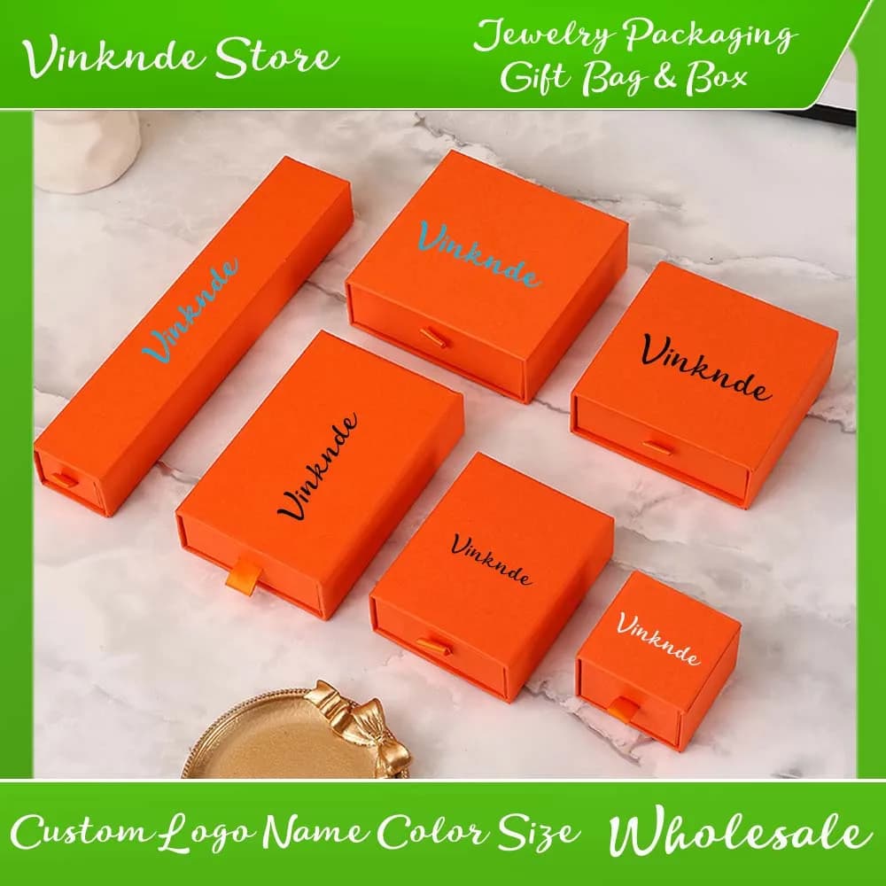 Pack of 50 Piece Jewelry Packing Boxes With Creative Drawer 12x8x3 cm Necklace Earring Ring Bracelet Storage Organizer Wedding Gift Boxes