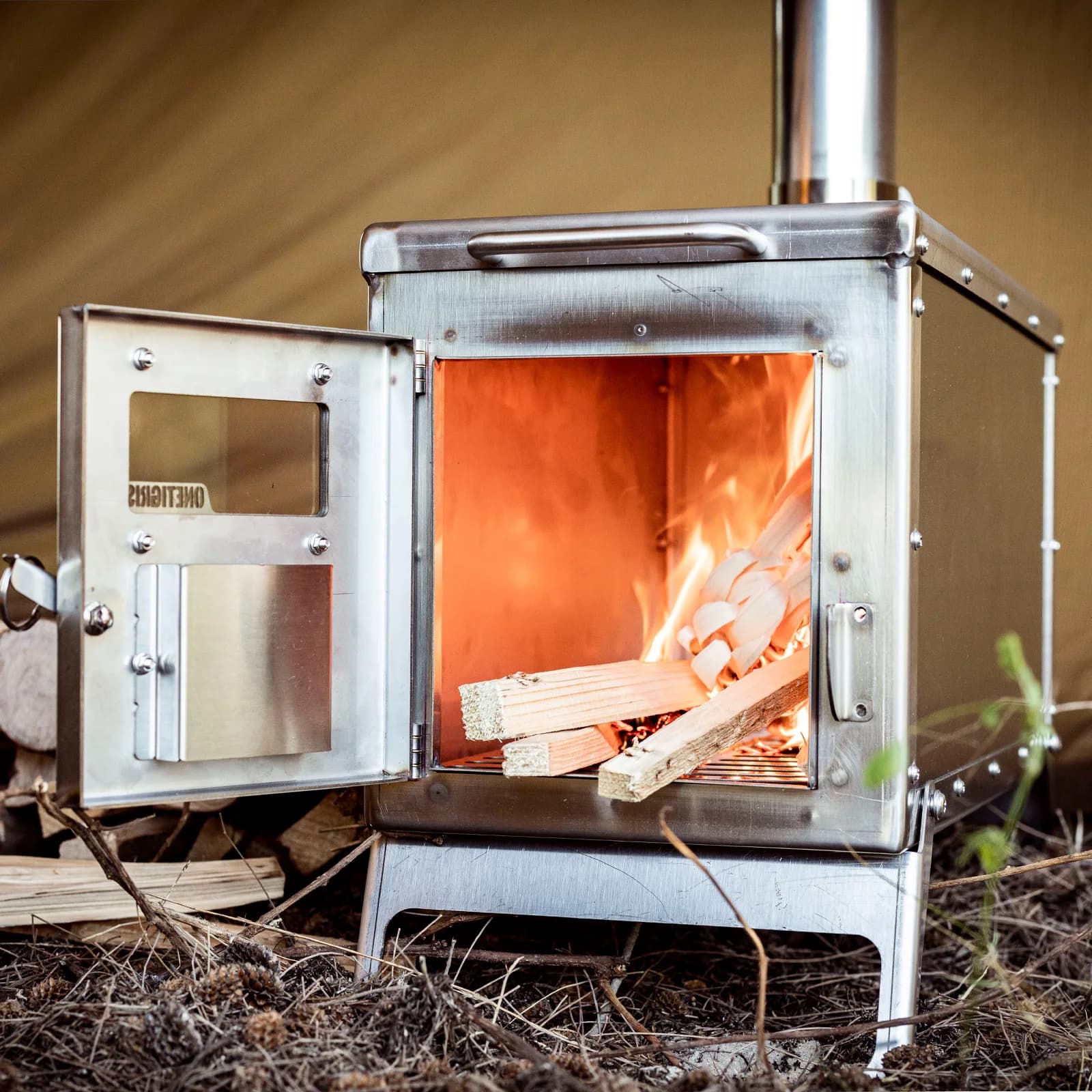OneTigris Tiger Roar Tent Camping Stufa Portable Wood burning burner for winter camping Hunt Outdoor kitchen Bushcrafting