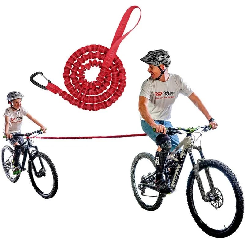 Cintura elastica per guinzaglio per bicicletta corda di trazione in Nylon genitore-figlio MTB corda da traino per bici Kid Ebike attrezzatura di sicurezza strumento esterno