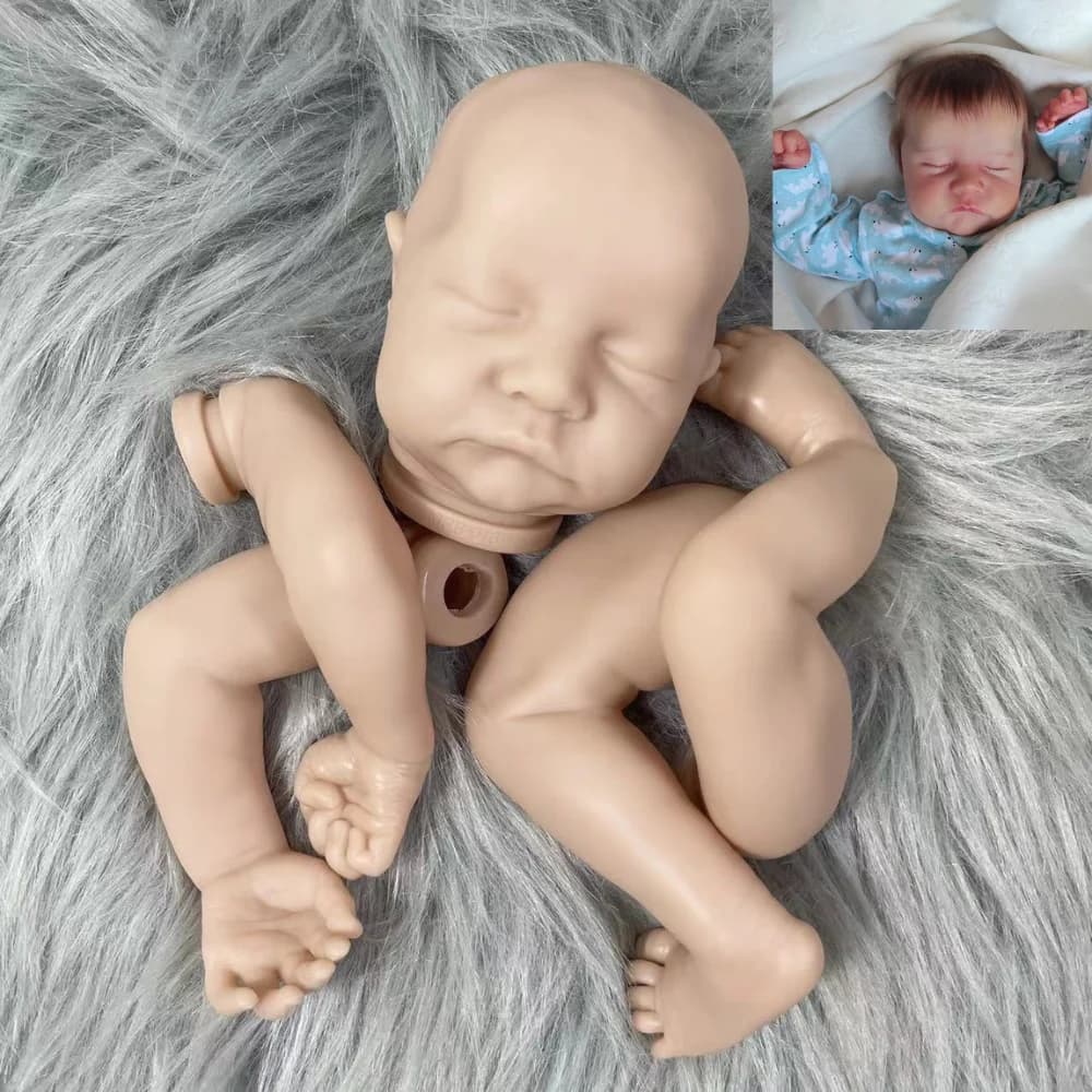 Kit bambola rinata da 17 pollici Levi Stampi per bambini in vinile Kit vuoto non verniciato smontato Giocattolo fai da te fatto a mano per ragazze LOL