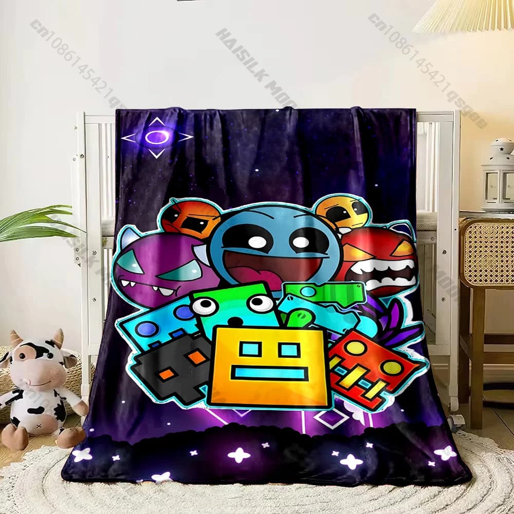 Coperta in flanella stampata G-Ge0metry D-Dash per sedia, divano, letto, regali creativi e divertenti per compleanni e vacanze per ragazzi e ragazze