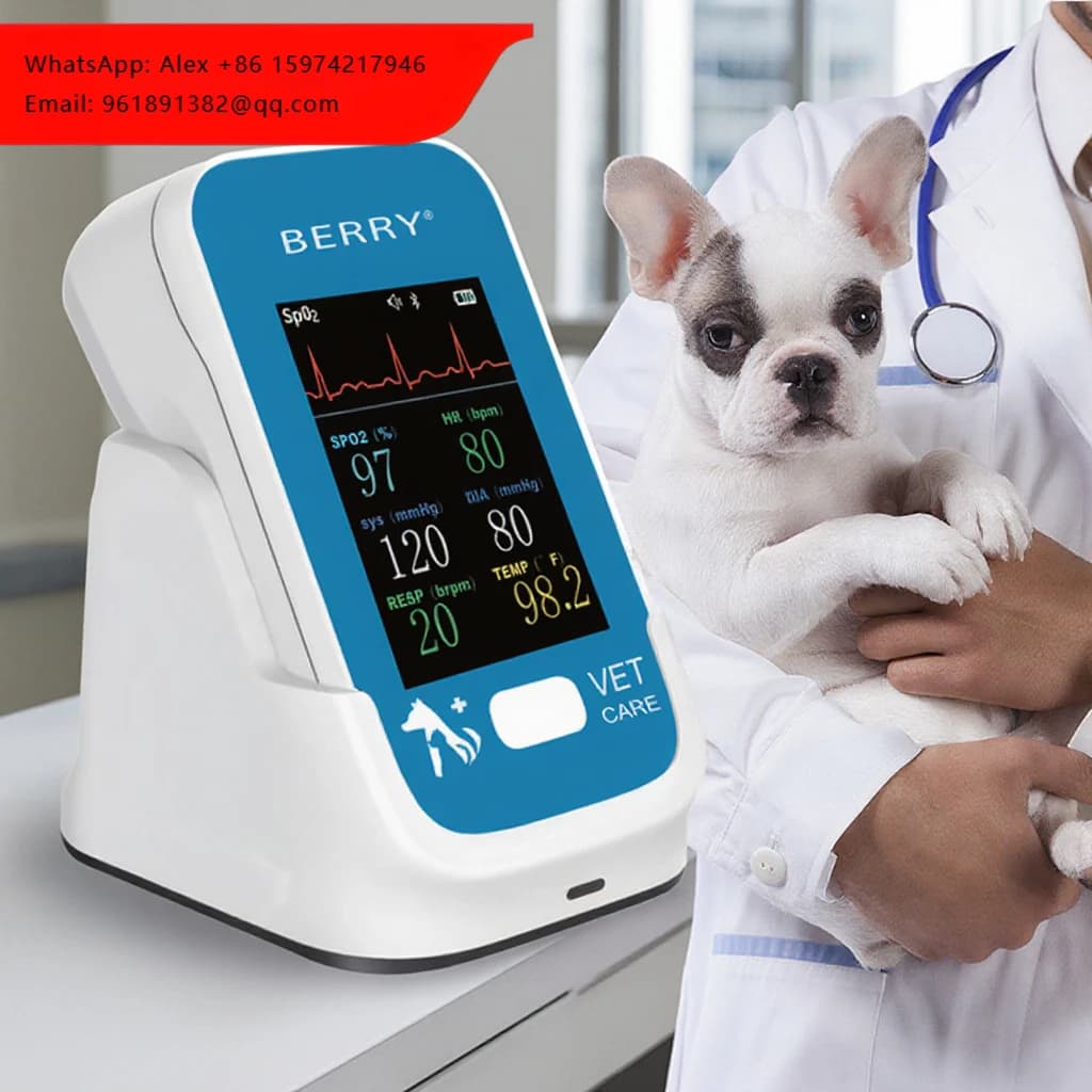 Monitor Veterinario Berry AM6200, Dispositivo per la Pressione Sanguigna, Prodotti di Tendenza, Dispositivi di Monitoraggio Veterinario