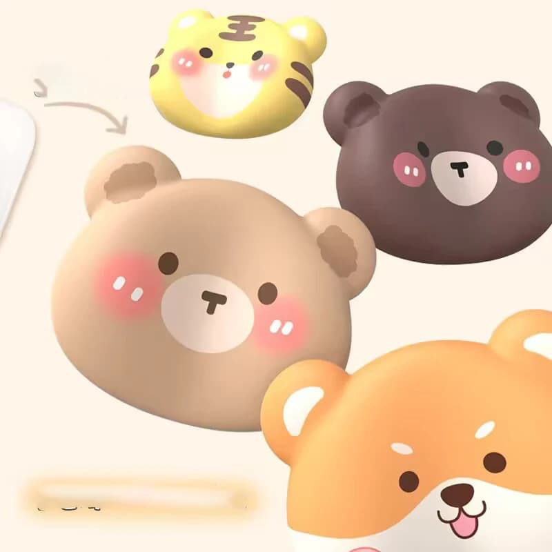 Cute Wrist Rest Support for Mouse Keyboard Computer Pad Arm Rest for Desk Ergonomic Office Supplies Slow Rising PU Mouse Pad gaming mouse pad mouse pad desk mat