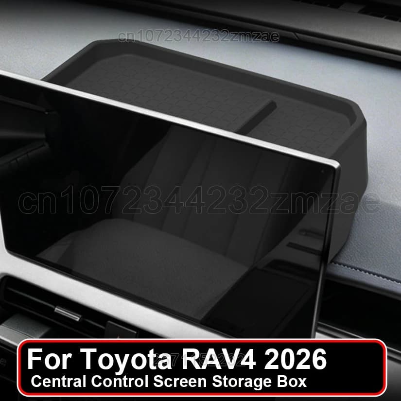 Suitable for Toyota RAV4 2026 Central Control Screen Storage Box Silicone Storage Box Car Interior Modification Auto Accessories
