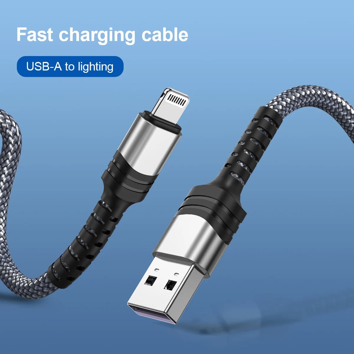 Cavo USB 3A per iPhone 11 12 13 14 Pro X XS Max 6 7 8 Plus SE Cavo di ricarica rapido per iPad Cavo dati per caricabatterie per telefono cellulare
