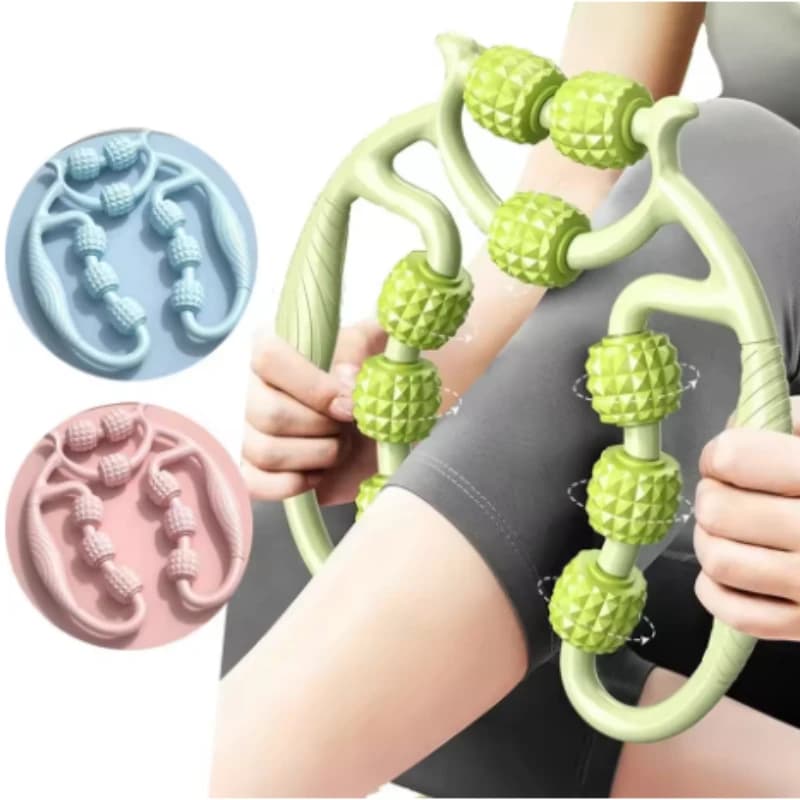 Massage foam with 1 piece ring muscle roller 360 ° Massage for leg type pressure Adjustable body massager that reduces fat Relieves fatigue