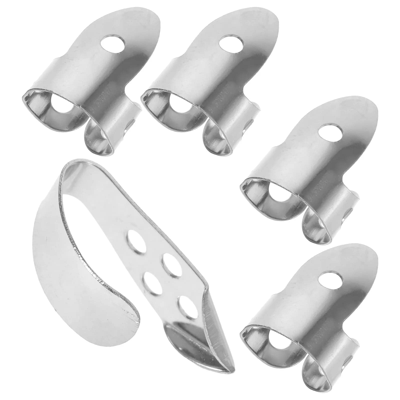 Set di 1 plettri per chitarra in acciaio inossidabile per chitarra elettrica, acustica, banjo, ukulele, basso