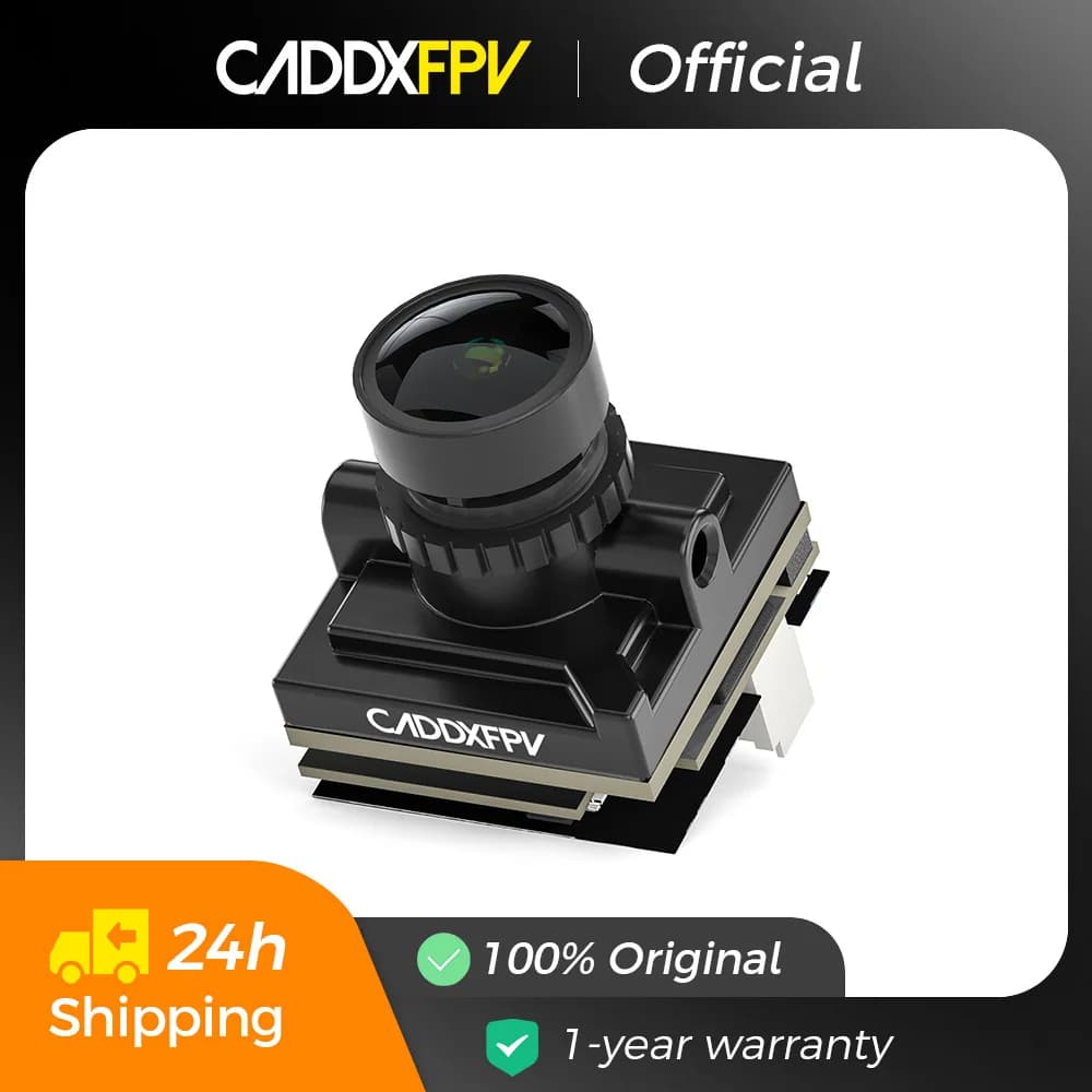 CADDXFPV Telecamera FPV Baby Ratel 2 1200TVL FOV165 ° Sensore Starlight DC 4.5-36V Schermo 4:3/16:9 per droni da corsa RC FPV Quadcopter