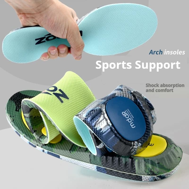 1Pair Flat feet Arch support orthotic insole Highly elastic sports insoles non-slip Shock-absorbing Shoe Pads