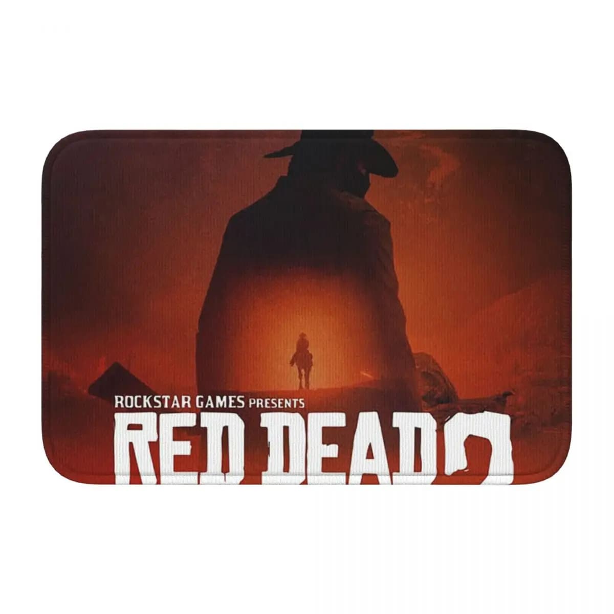 Red Dead Redemption (10) Tappetino per porta d'ingresso, tappetino per la cucina, tappetino antiscivolo per la casa, tappetino per soggiorno