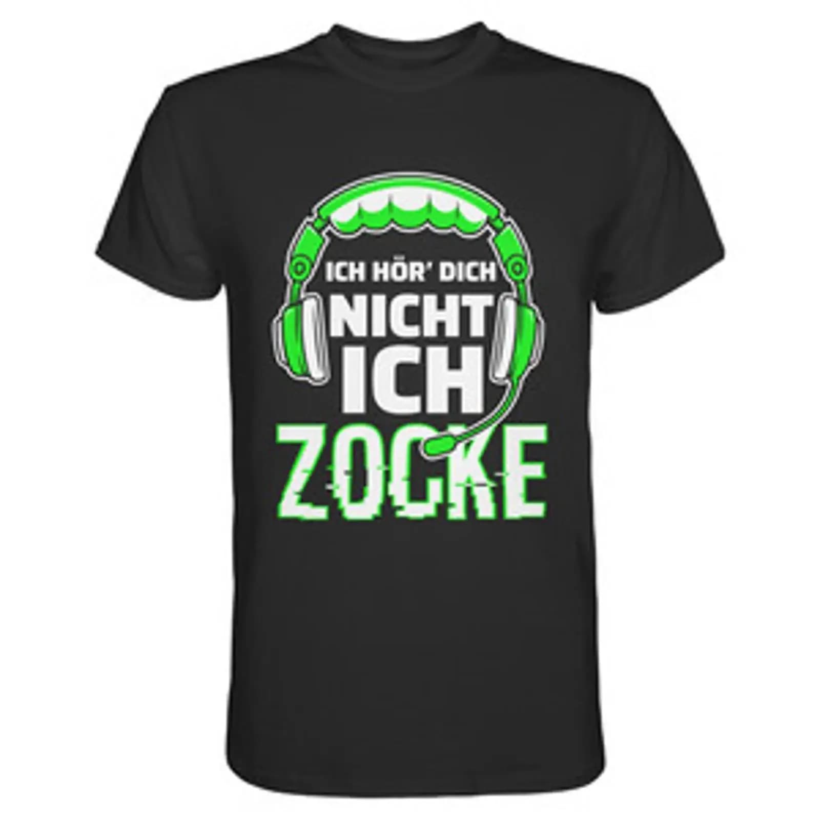 Gamer T Shirt Lustig Zocker Spruch Gaming Headset Nerd Zocken Computerspieler vintage Washed streetwear Top For Everyday Wear