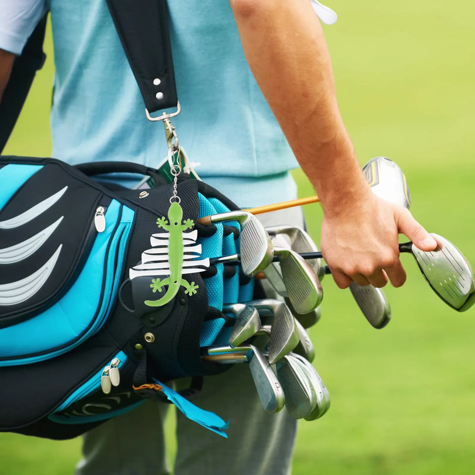 Porta Tee da Golf in Silicone, Compatto e Leggero, Contenitore per Tee per Sport all'Aperto, Accessori per Golf