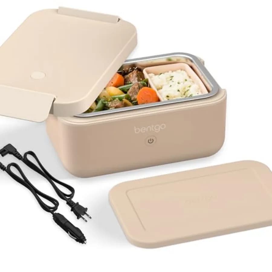 Scaldavivande Elettrico Portatile - Contenitore Termico per Adulti, Ideale per Lavoro, Viaggi, Scuola e in Movimento, Collegabile alla Presa di Corrente
