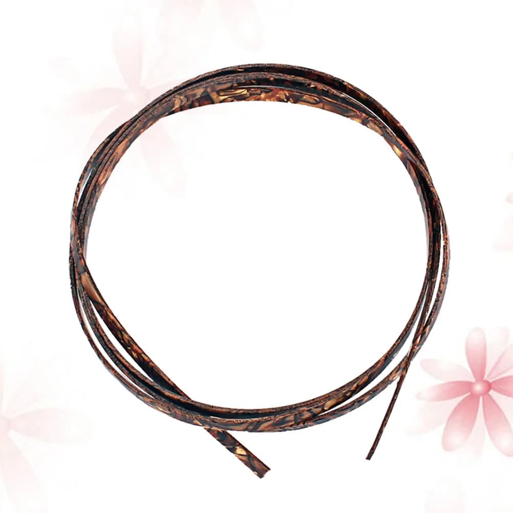 Striscia di Bordatura Professionale per Chitarra, per Luthier, Riparazione Fai-da-te, Realizzazione, Intarsio in Abalone e Celluloide, Protezione Bordi, Ukulele