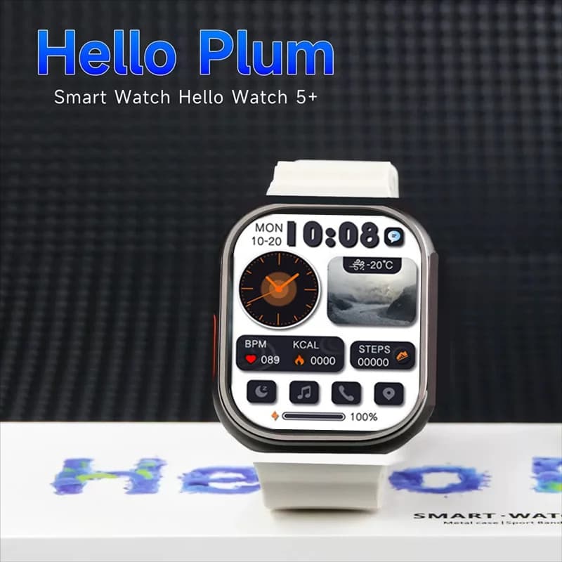 2025 Nuevo Hello Watch 5 + 4G Smartwatch 16GB Memoria GPS Posicionamiento Tarjeta SIM WIFI AI Asistente de voz Bluetooth Smartwat