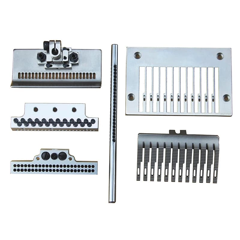 Sewing Machine Parts 4‑Piece Kit Slider Needle Guard Horn Locator Eccentric Plate Thread Hook For 8B High‑Post Machine Spares