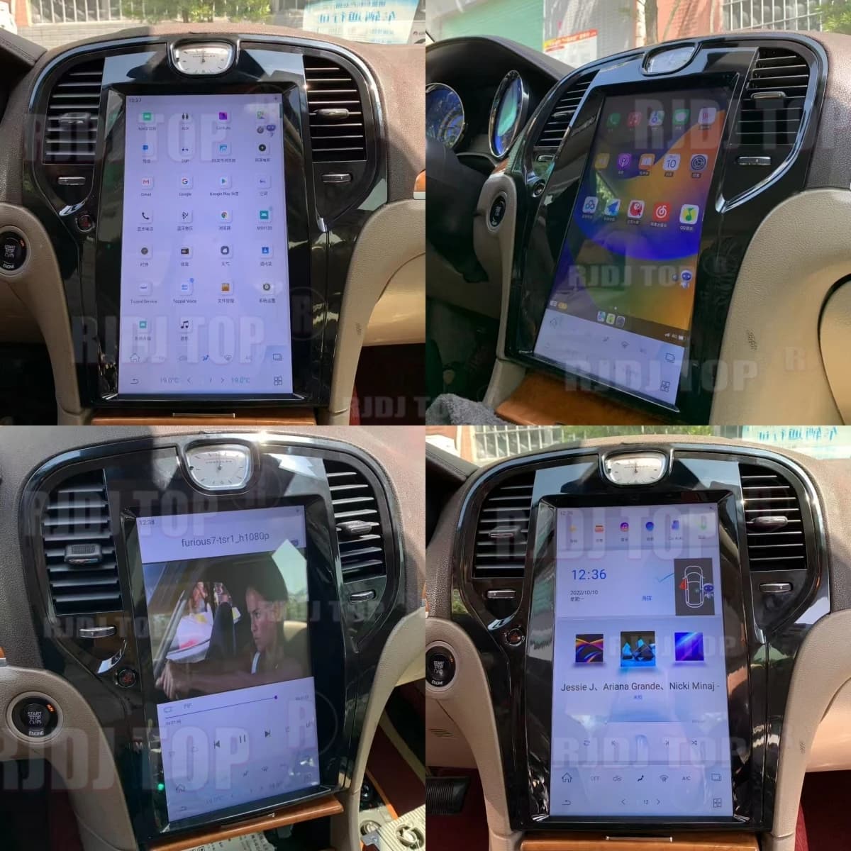 13.3 " Android13 For Chrysler 300C 2013-2019 HD Screen Car Multimedia Player Radio GPS Navigation Stereo Head Unit Accessories