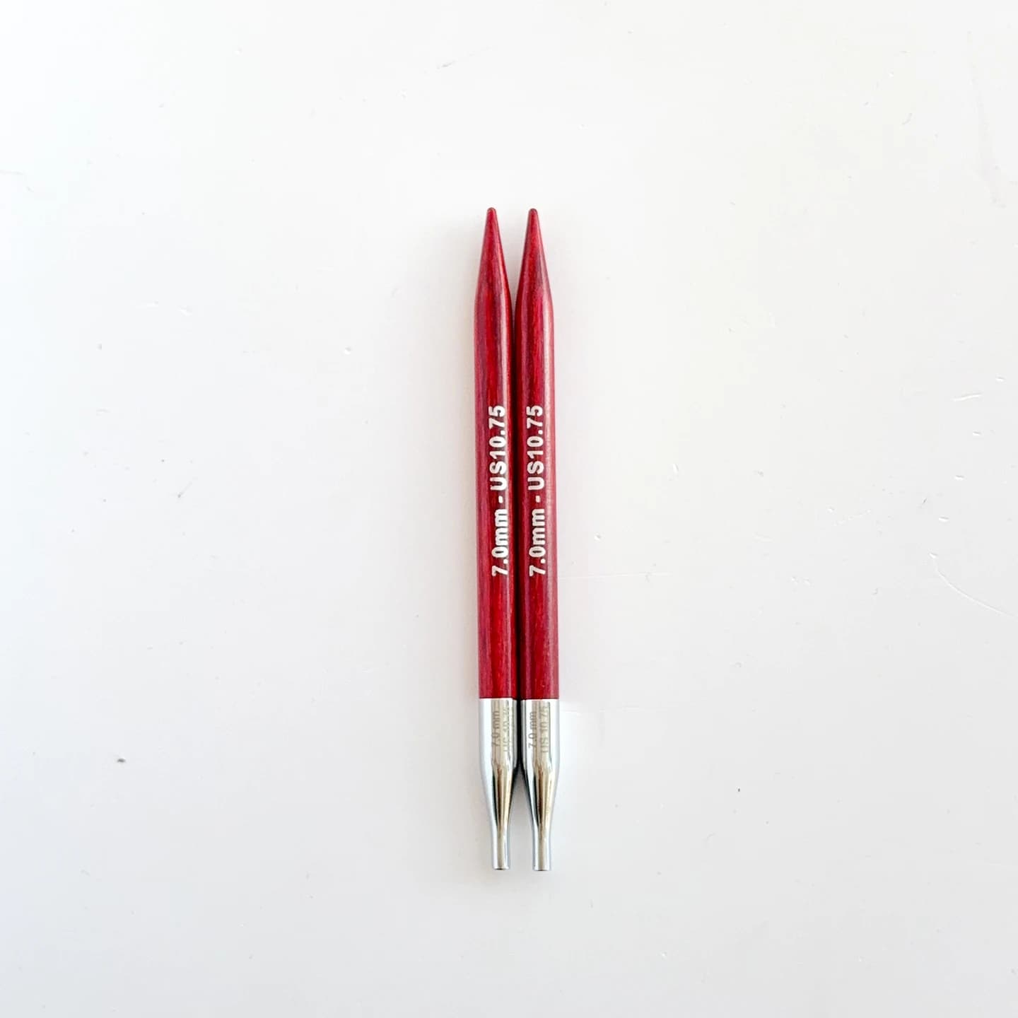 1 Pair New Knitpro Amore 5" Interchangeable Circular Needle Tips