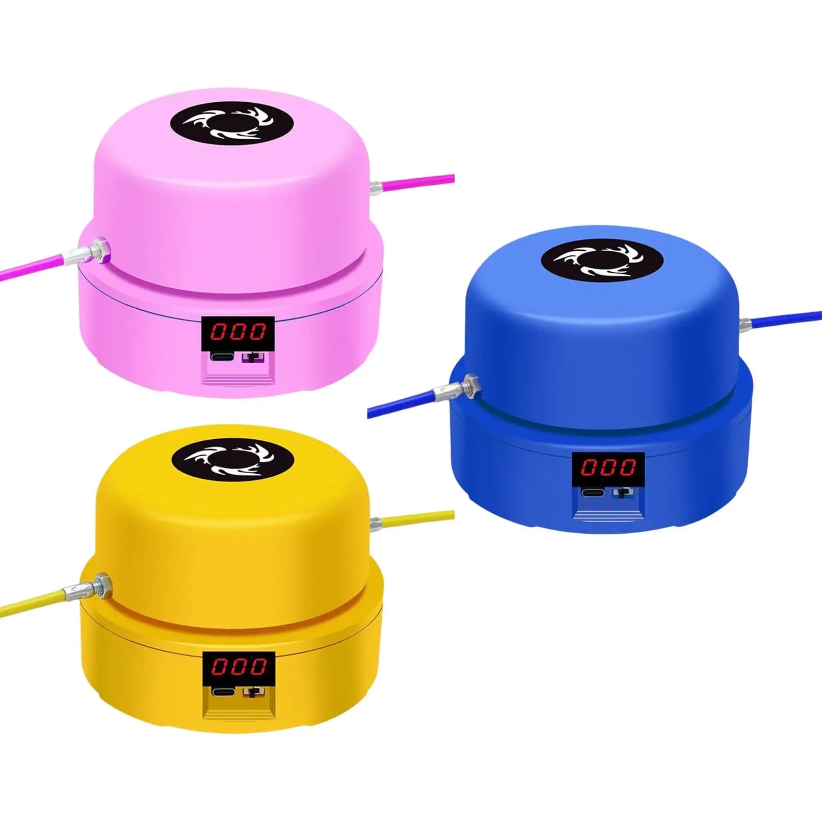 Durable machine, automatic cord count for silent adjustable electric jump