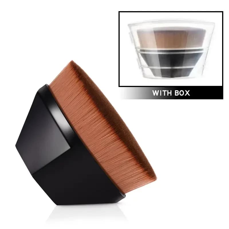 QI WU Nuovo pennello per trucco magico Fondotinta liquido BB Cream Nessuna traccia Capelli morbidi in fibra ad alta densità Facile da trasportare Strumenti di bellezza per ragazze