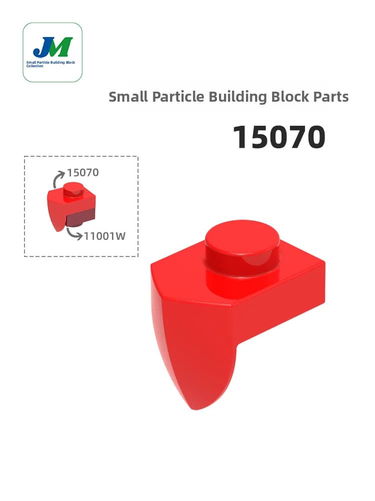Parti di Costruzione a Piccole Dimensioni Compatibili con 5070 o 5070a, Piastrelle Magnetiche a Incastro con Foro e Dente