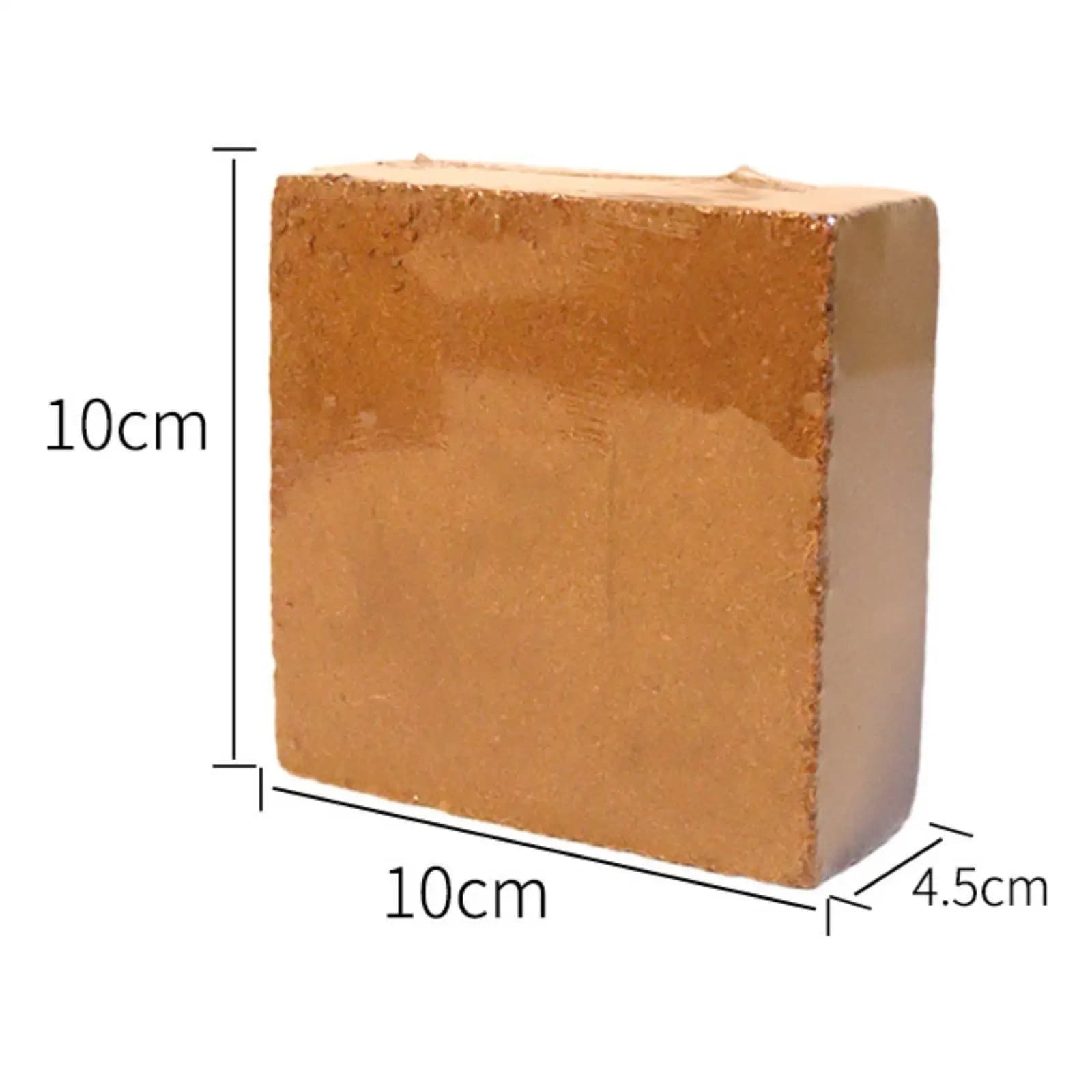 Compressed Cocos Coir Brick Moisture Retaining Planting Medium for Potted Seedling Flowers Vegetables Indoor Outdoor Gardening