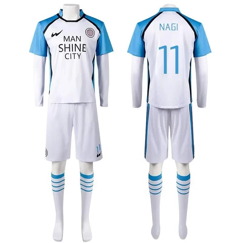 2026 Anime Blue Lock cosplay Costume Red Uniform T-Shirt Wig Chigiri Hyoma Seishiro Reo Mikage Nagi Football Clothes for 1JUWT