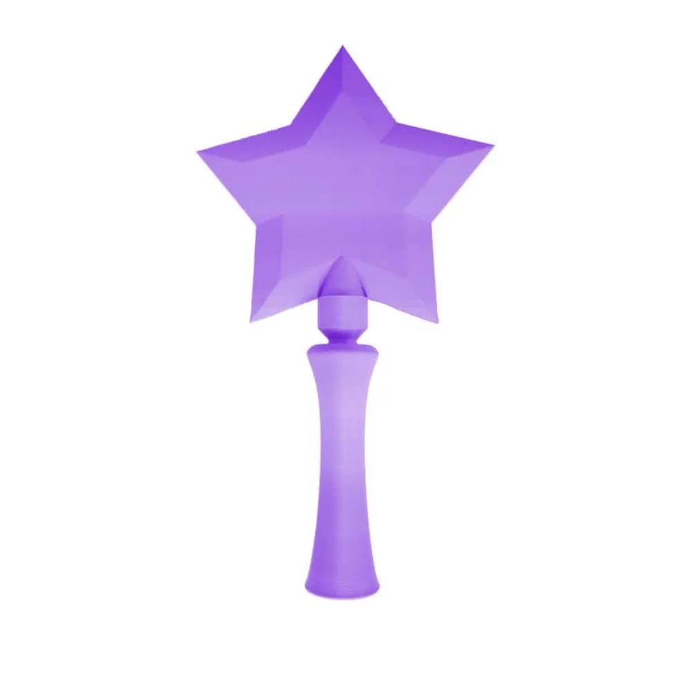 Supporto per bacchetta magica 3D stampato creativo, portatile, staccabile, a forma di stella, simpatico e leggero, per pagamenti contactless