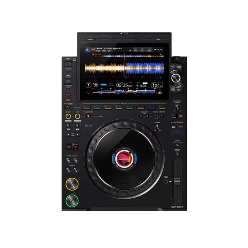 Pioneer DJ CDJ-3000X Flagship DJ Deck | 10.1" Touchscreen, Wi-Fi Cloud Playback, Beatport/TIDAL Streaming | For Main Stages,