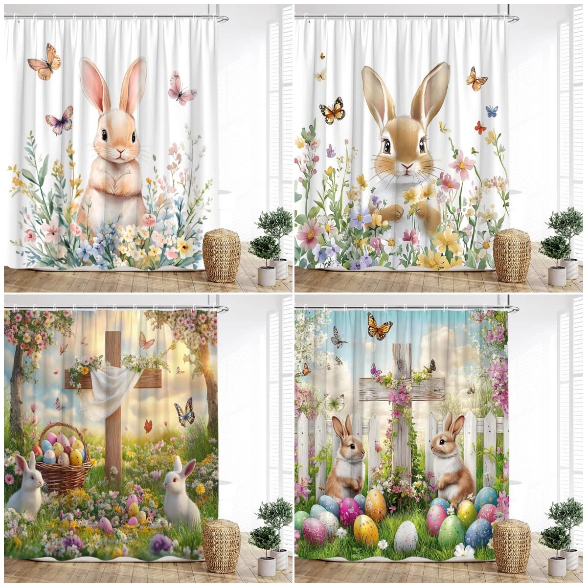 Tenda da doccia, tenda da bagno in poliestere impermeabile con astronavi e galassie, tenda da bagno decorativa con citazioni ispiratrici per bambini