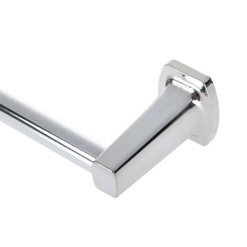 Portasciugamani da parete da 24 pollici Portasciugamani in acciaio con finitura cromata Hardware per il bagno Installazione semplice Accessori resistenti alla ruggine