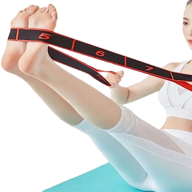 Extensible strength for yoga Multi-segment belt for adults Adults Assisted elongation belt for yoga Fitness yoga products