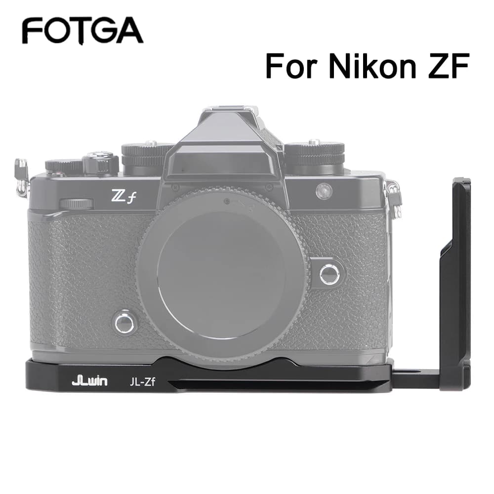 FOTGA L Shape For Nikon ZF Camera Vertical Resumption Plate For DJI Ronin Mini RS3 Bracket Plate Base Plate Quick Hook