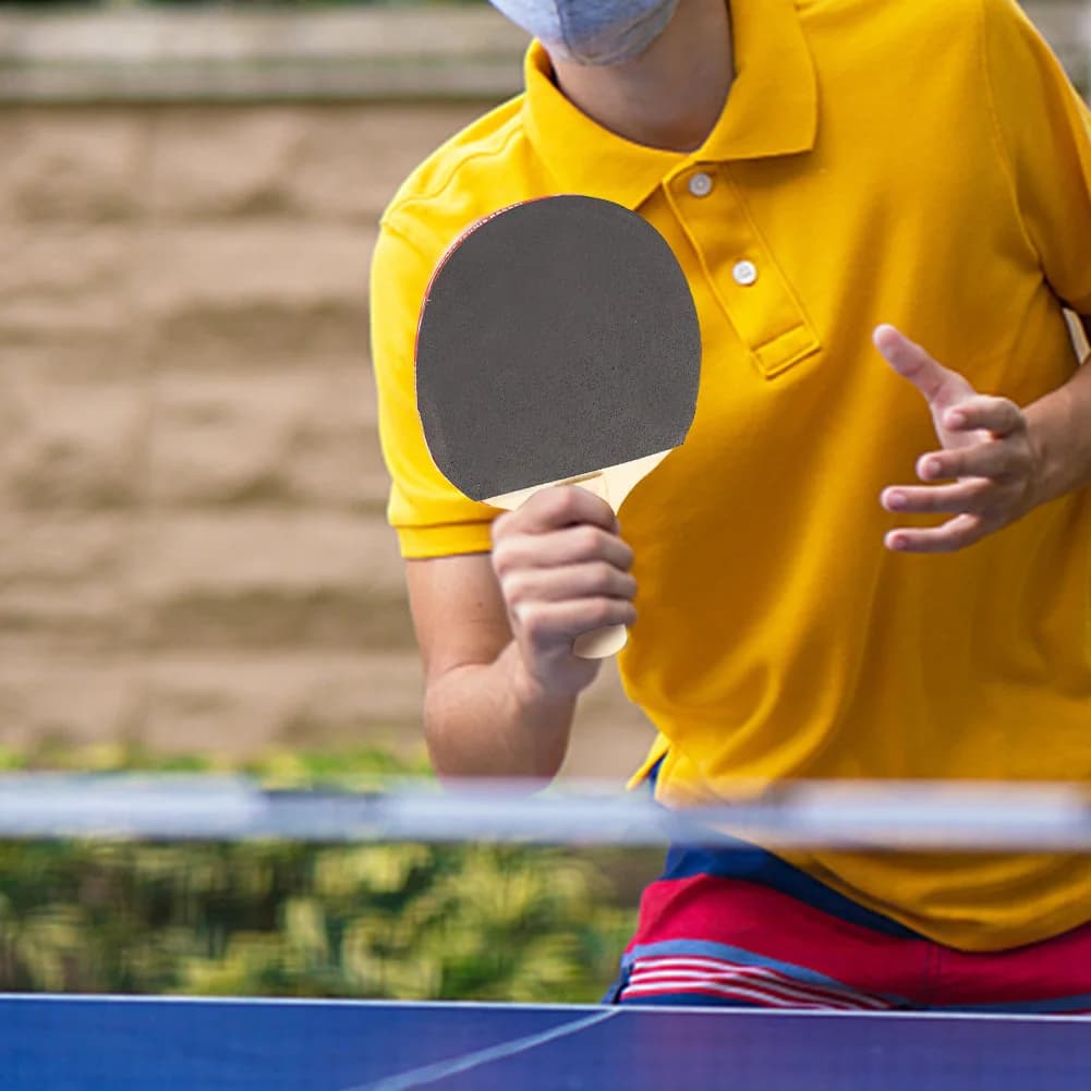 Ping Pong Rack Set with Network and Supports, Table Tennis Racks with Balls for Closed and Open Games