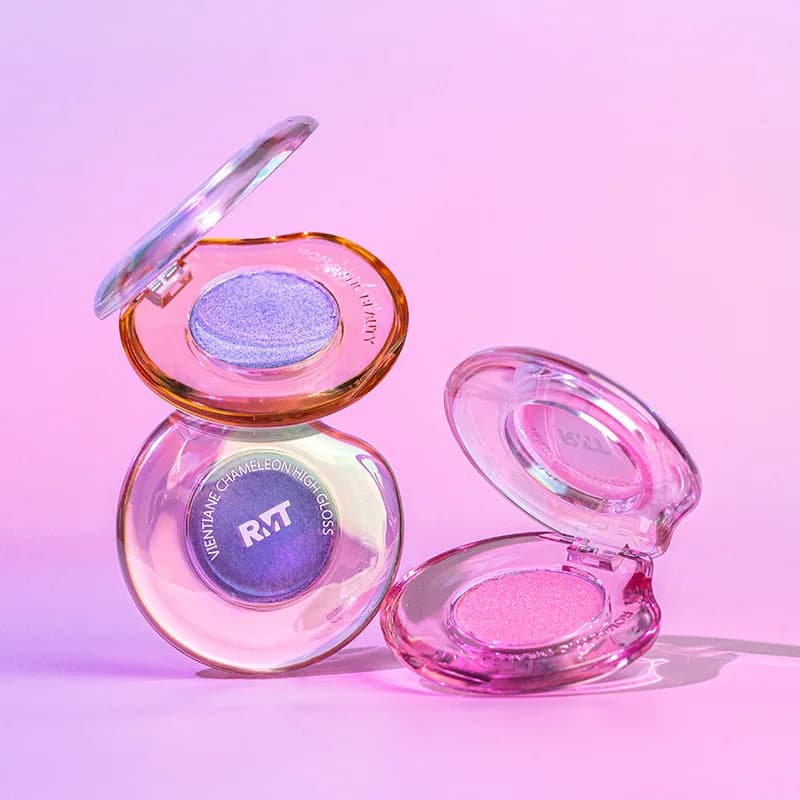 Ombretto evidenziatore Galaxy Chameleon Single Shimmer Glow Perlescente Sparkle Illuminante Glitter radiante Liscio di lunga durata