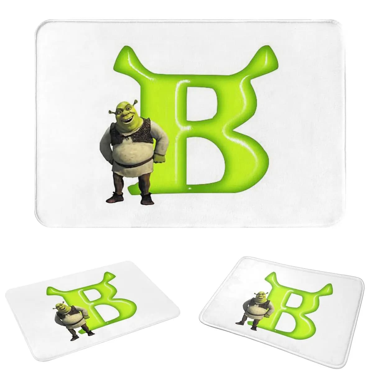 Shrek B Non-slip Doormat Floor Mat Absorbent Mat Carpet Rug for Kitchen Entrance Home Living room Footpad Mats