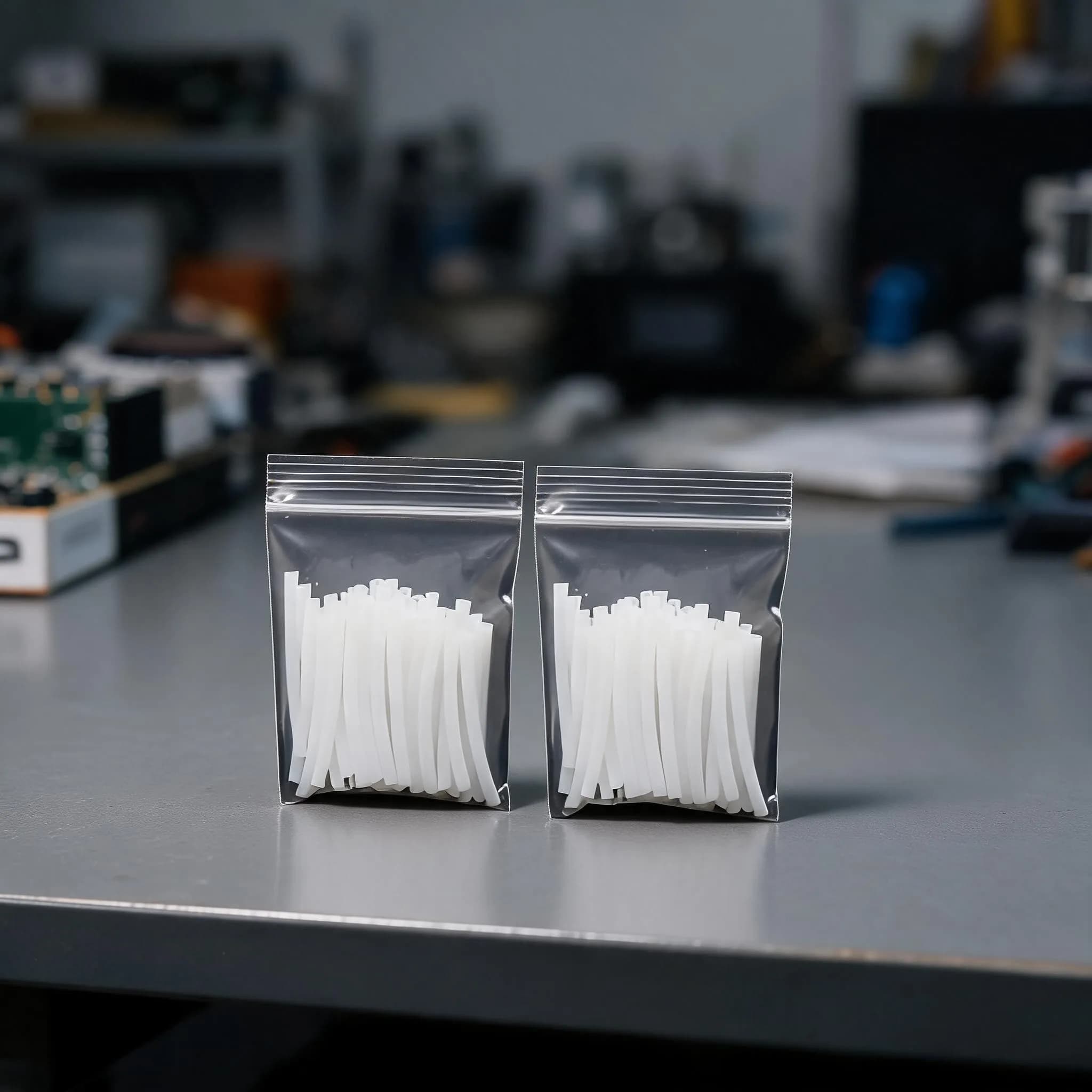 600Pcs Filament Connector For 3D Printer 1.75mm PTFE Tube Filament Splicer Filament Weldingb For PLA/PETG/ABS/PC Tool Parts