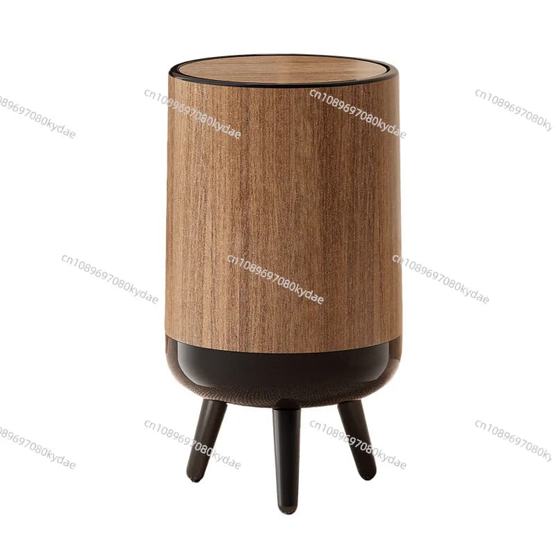 No bending trash can household large large capacity high value living room kitchen bathroom high foot trash can with lid